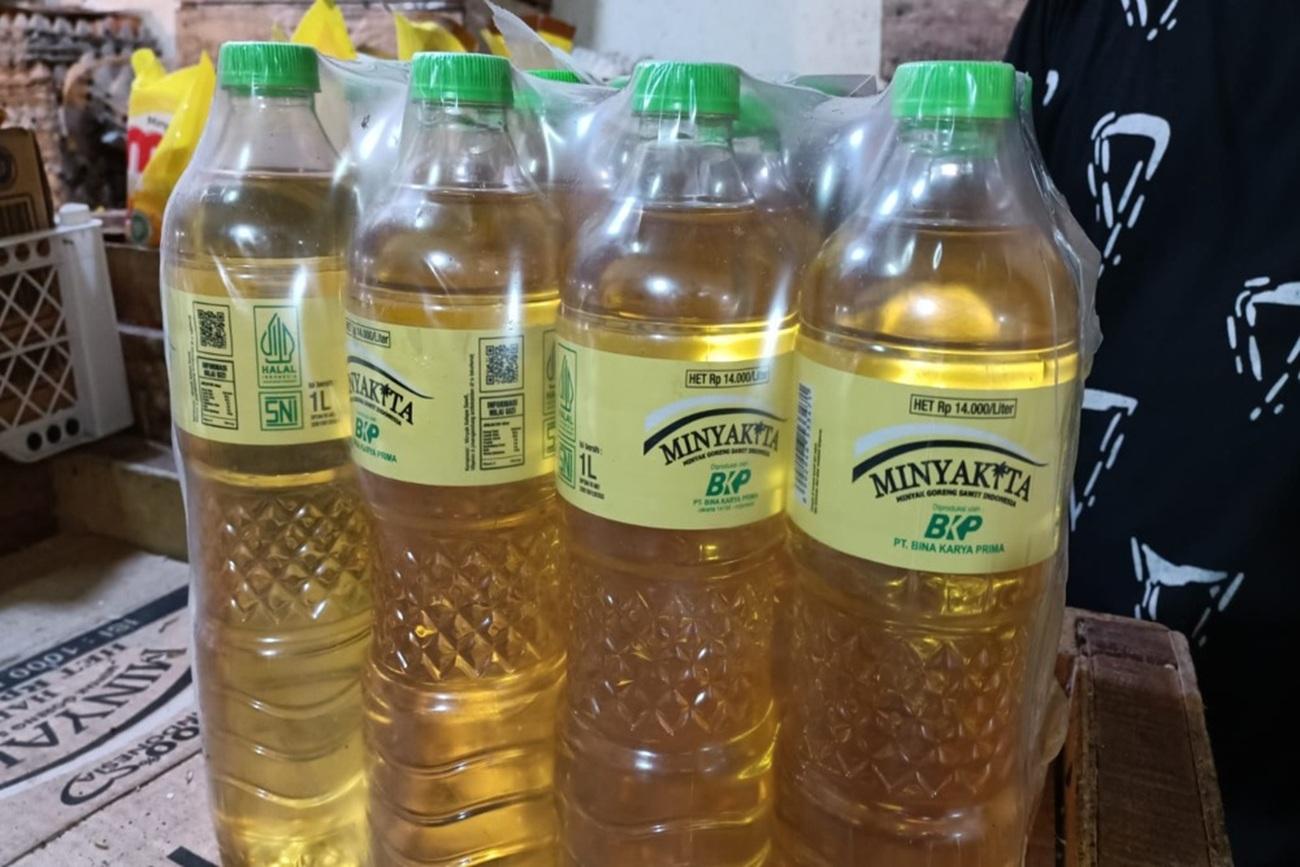 Minyakita Turun Rp300 per Liter, HET Masih Rp15.700 per Liter
